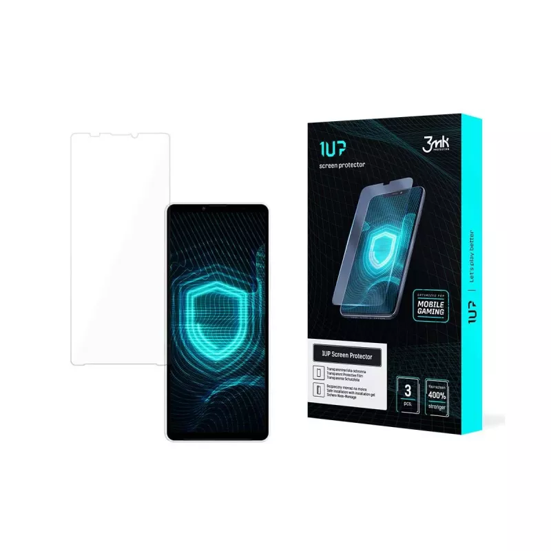 3MK 1UP Gaming Screen Protector Film for Sony Xperia 10 V (3-Pack)