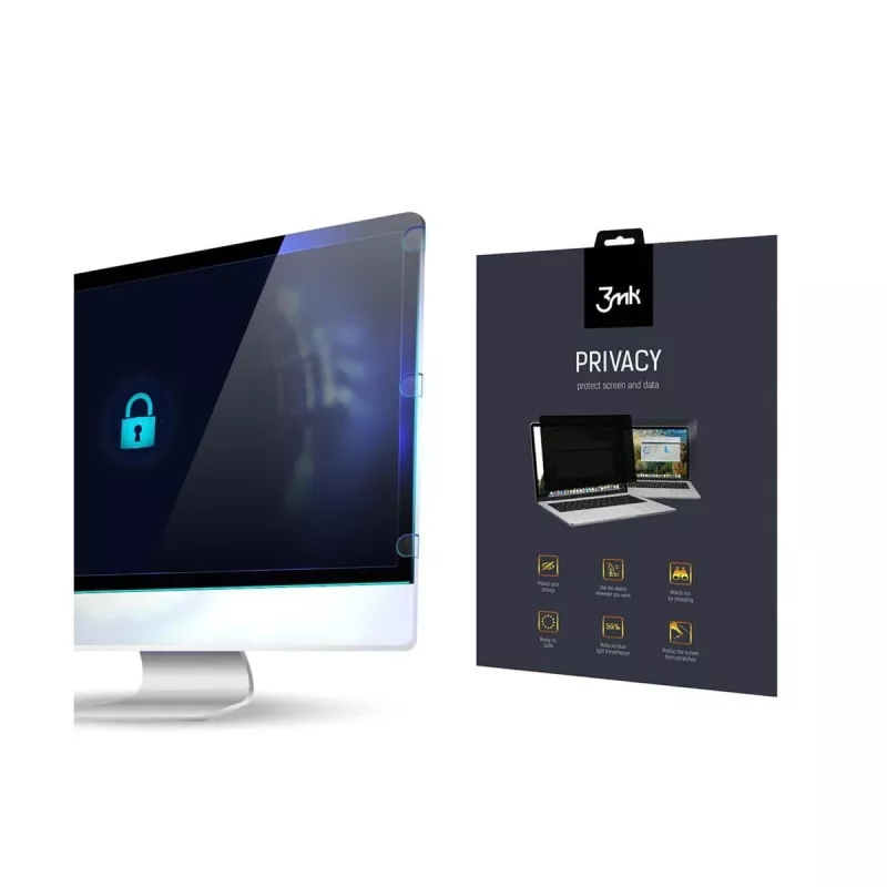 3MK PROTECTION Dell U2417H privatumo filtras iki 25 colių 2 krypčių (be klijų)