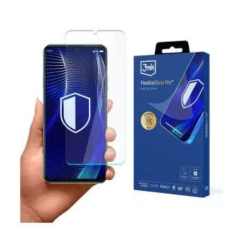 3MK PROTECTION FlexibleGlass Pro Ekrano apsauga, skirta Huawei Nova Y72 – Hibridinis stiklas, 7H kietumas, 0,3 mm, oleofobinė danga, 2,5D užapvalinti kraštai, draugiška dėklui, savaime gyjanti