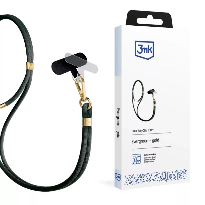 3mk EasyClip Elite pakabukas telefonui, Evergreen Gold