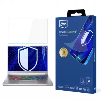 3MK PROTECTION FlexibleGlass Pro Screen Protector for Acer Predator Triton 300 SE 14 (PT314-51s) - Hybrid Glass, 7H Hardness, 0,3 mm, Clear
