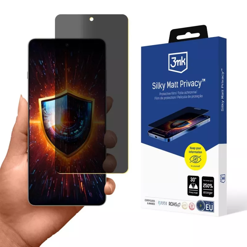 3MK Silk Matte Privacy Screen Protector, skirta OnePlus 13R