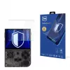 Apsauginis stiklas 3MK PROTECTION FlexibleGlass Pro, skirtas Anbernic RG35XX (3,5 colio) - 0,3 mm hibridinis stiklas, 7H kietumas, oleofobinė danga, be burbuliukų