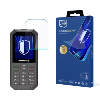 myPhone Hammer 6 - 3mk FlexibleGlass Pro Hybrid Glass Screen Protector