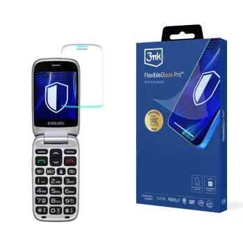 3MK PROTECTION Evolveo EasyPhone FS – 3mk FlexibleGlass Pro ekrano apsauga, hibridinis stiklas, 0,3 mm, 7H, permatoma