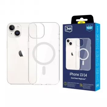 Apple iPhone 13/14 - 3mk EverClear MagCase Skaidrus
