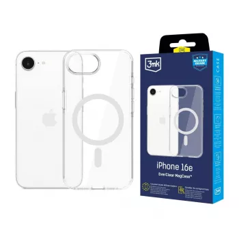 Apple iPhone 16E 3mk EverClear MagCase Transparent Back Cover