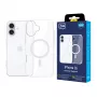 3MK EverClear MagCase Back Cover for Apple iPhone 16 - Crystal Clear