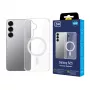 3MK EverClear MagCase, skirta Samsung Galaxy S25 - permatomas