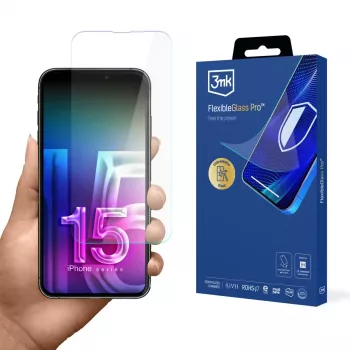 3MK FlexibleGlass Pro Screen Protector for Apple iPhone 15 Pro