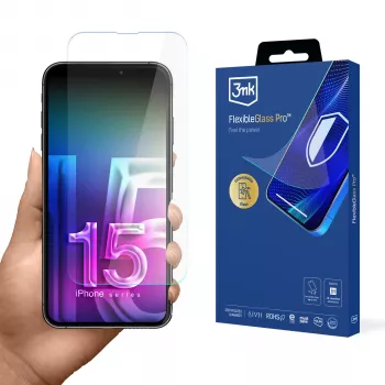 3MK FlexibleGlass Pro Screen Protector for Apple iPhone 15 Pro Max