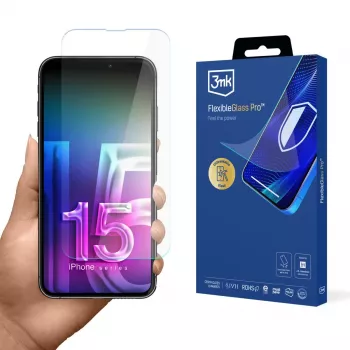 3MK FlexibleGlass Pro Screen Protector for Apple iPhone 15 Pro Max
