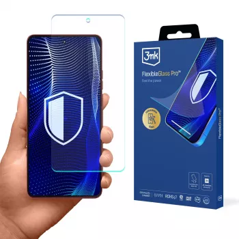 3mk FlexibleGlass Pro Screen Protector for Motorola Moto G86 / G86 Power - Hybrid Glass, 7H Hardness, 0,3mm, Crystal Clear