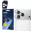 3MK HARDY objektyvo apsauga, skirta Apple iPhone 17 Pro / 17 Pro Max - Titanium Gray