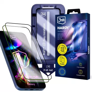 3MK PROTECTION Samsung Galaxy S24+/S25+ - 3mk Hardy Hardura 9H Grūdinto stiklo ekrano apsauga