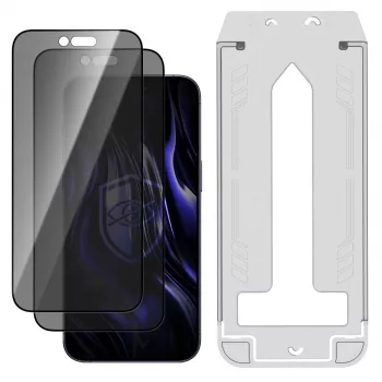 3MK PROTECTION Apple iPhone Air - 3mk Hardy Privzone 9H Grūdinto stiklo privatumo apsauginė plėvelė