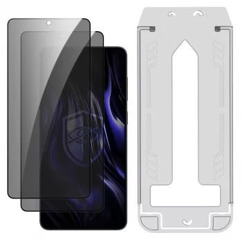 3MK PROTECTION Samsung Galaxy S25 Edge - 3mk Hardy Privzone 9H grūdinto stiklo privatumo apsauginė plėvelė
