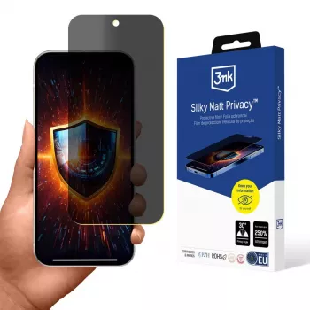 3MK Silky Matt Privacy Screen Protector, skirta Google Pixel 10 / 10 Pro