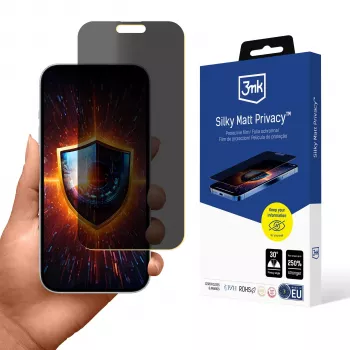 3MK Silky Matt Privacy Screen Protector, skirta Apple iPhone 17 Air