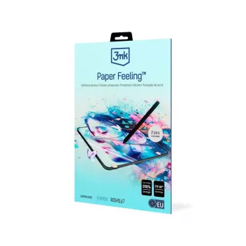 3MK PROTECTION Paper Feeling Screen Protector, skirtas Apple iPad Pro 11 colių (M5) – matinis, antirefleksinis, apsaugantis nuo pirštų atspaudų