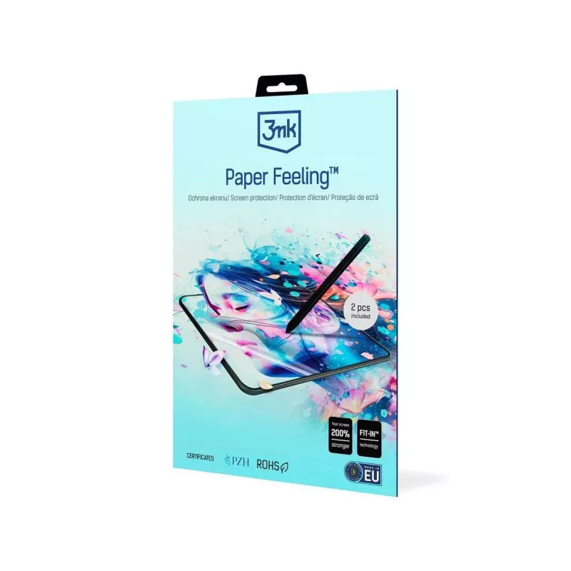 3MK PROTECTION Paper Feeling Screen Protector, skirtas Apple iPad Pro 11 colių (M5) – matinis, antirefleksinis, apsaugantis nuo pirštų atspaudų