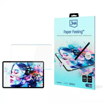 3MK PROTECTION Paper Feeling Screen Protector, skirtas Xiaomi Redmi Pad Pro 12,1 colio planšetei – matinis, antirefleksinis, apsaugantis nuo pirštų atspaudų