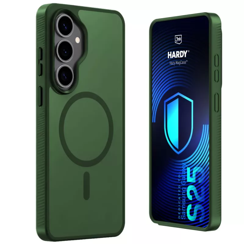 3MK PROTECTION Samsung Galaxy S25 - 3mk Hardy Hazy MagCase Green