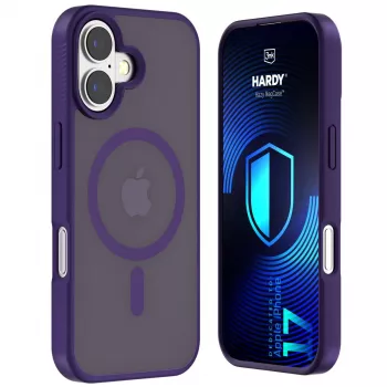 3MK PROTECTION Apple iPhone 15 Pro Max Hardy Hazy MagCase Purple