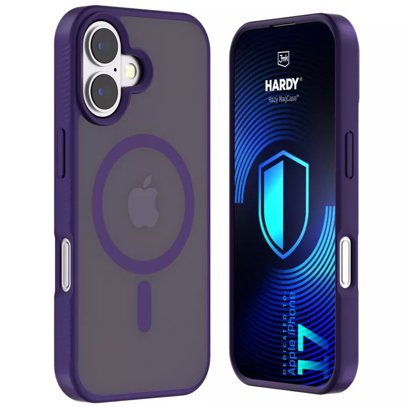 3MK PROTECTION Apple iPhone 15 Pro Max Hardy Hazy MagCase Purple