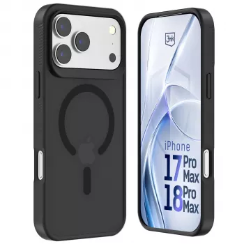 3MK PROTECTION Apple iPhone 17 Pro Max Hardy Hazy MagCase Black