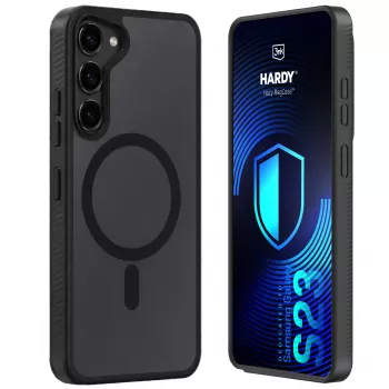 3MK PROTECTION Samsung Galaxy S23 5G Hardy Hazy MagCase Black