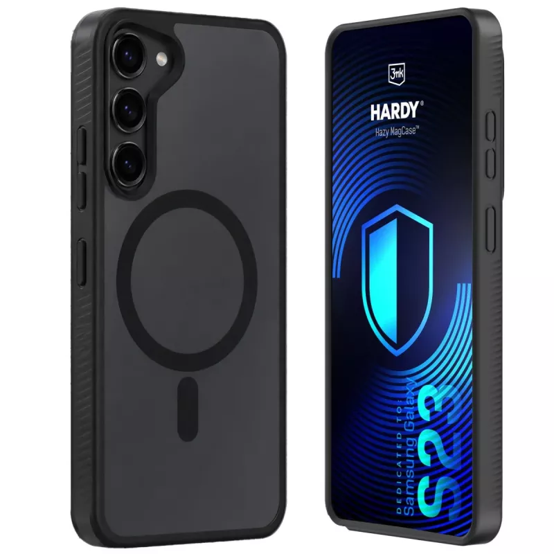 3MK PROTECTION Samsung Galaxy S23 5G Hardy Hazy MagCase Black