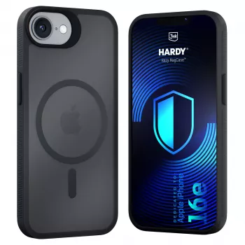 3MK PROTECTION Apple iPhone 16E/ iPhone 17E - 3mk Hardy Hazy MagCase Black