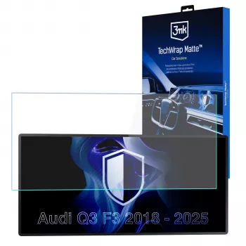 3MK PROTECTION AUDI Q3 F3 2018-25 - 3mk TechWrap Matte Center Display Screen Protector
