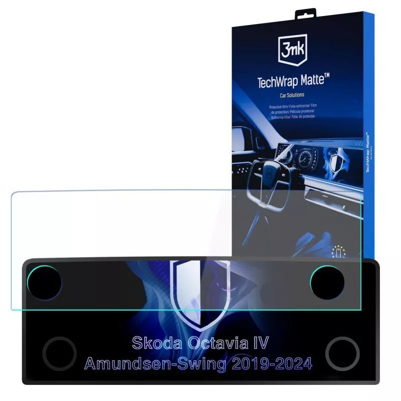 3MK PROTECTION Skoda Octavia IV Amundsen-Swing 2019-24 - 3mk TechWrap Matte Center Display Screen Protector