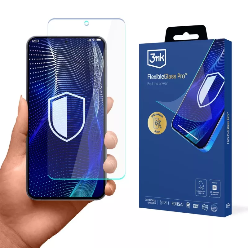 3MK FlexibleGlass Pro Hybrid Glass Screen Protector for Samsung Galaxy S26