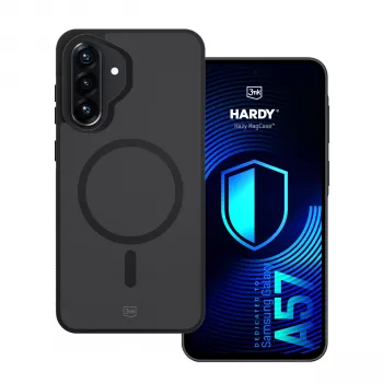 3MK PROTECTION Samsung Galaxy A57 - 3mk Hardy Hazy MagCase Black