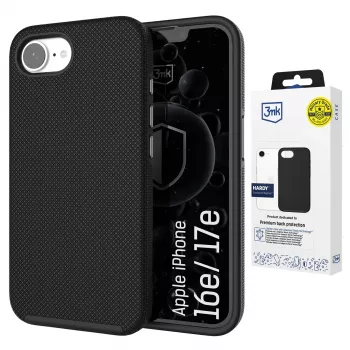 Apple iPhone 16E / iPhone 17E - 3mk Hardy Shockproof MagCase, skaidrus