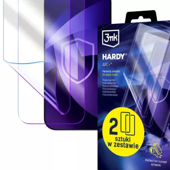Motorola Edge 70 Fusion - 3mk Hardy ARC+ Screen Protector (2 Pack)