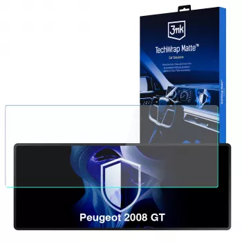 3MK PROTECTION TechWrap Matte Screen Protector Peugeot 2008 GT (2020+) – Apsauginė plėvelė ekranui, Anti-Glare, savaime gyjanti, 0.2mm