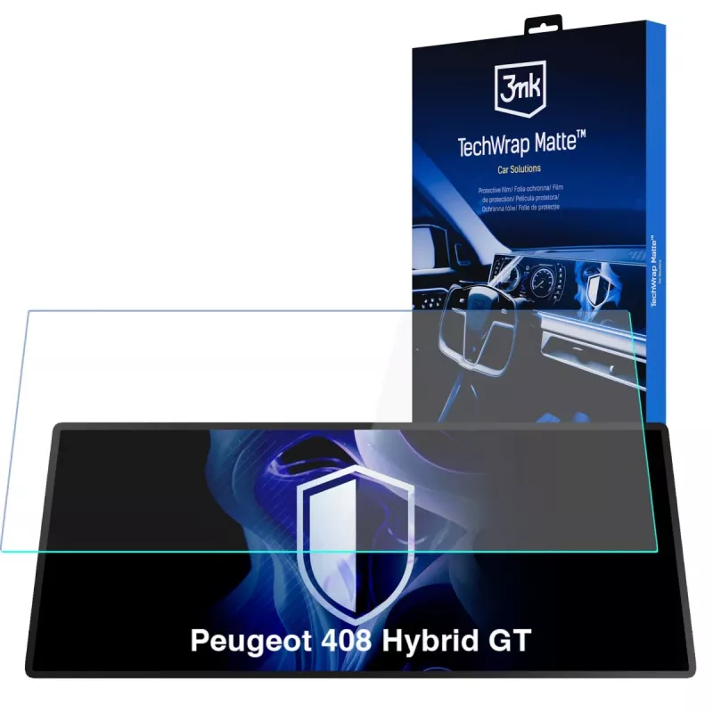 3MK PROTECTION Peugeot 408 Hybrid GT - 3mk TechWrap Matte Center Display Screen Protector