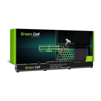 Green Cell GREENCELL Akumuliatorius, skirtas Asus A41N1501 – Li-Polimerinis 15,2 V 4000 mAh 60,8 Wh 4 elementai Juodas