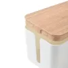 MOZOS KBO-LW-WOOD Bamboo Cable Management Box, natūrali mediena