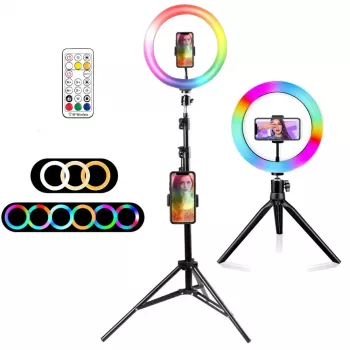MOZOS MLM-RING-RGB LED žiedinė šviesa 26cm