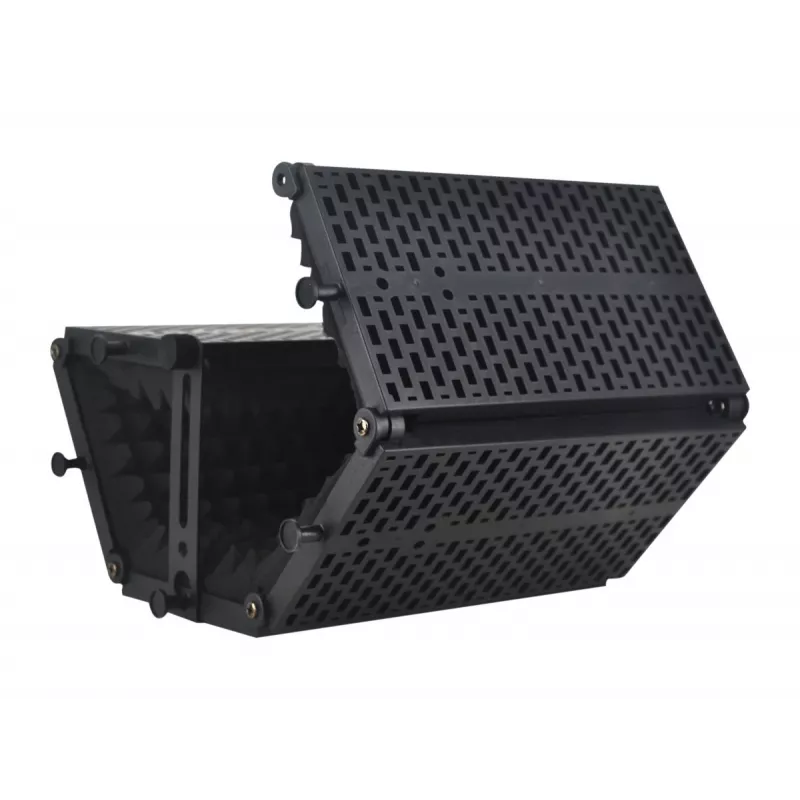 Mozos MSHIELD-CABIN-ECO Akustinė izoliacinė užtvara mikrofonui, 5 plokščių, juoda