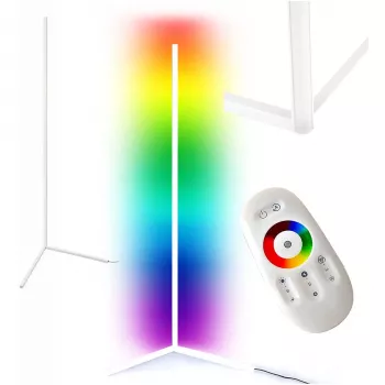 MOZOS LC-RGB LED Corner Floor Lamp White