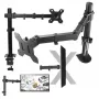 MOZOS MS02 Stovas monitoriui 10-29 inch juodas