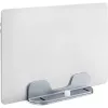 MOZOS H1 Universal Laptop and Tablet Stand, Adjustable Height and Angle, Foldable, Aluminum Alloy, Silver, Carrying Pouch Included