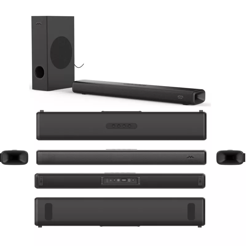 MOZOS THEATER 2.1 Soundbar 100W/160W Bluetooth 5.0 Home Cinema System