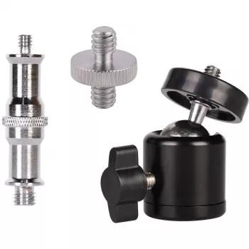 MOZOS AMC Adapter Spigot 1/4 inch 3/8 inch Photo Head